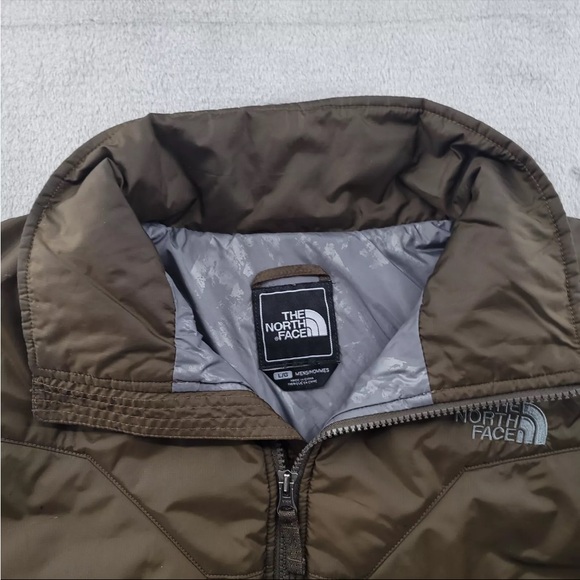 Vintage North Face Quilted Brown Jacket Men’s Size Large - Picture 5 of 10
